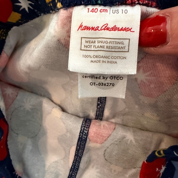 Hanna Andersson Kids Pajama Set - Picture 8 of 9